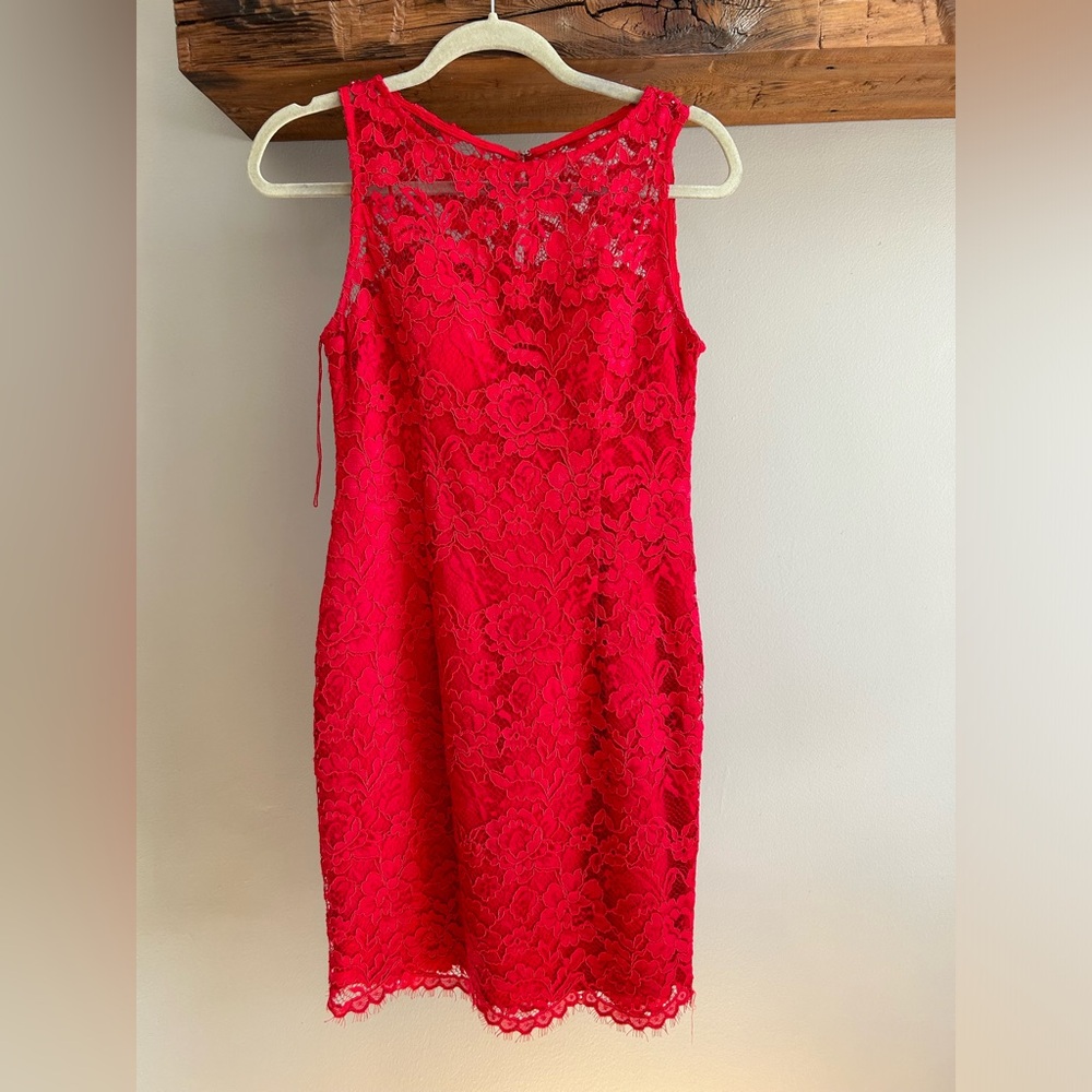 Adrianna Papell Red Dress
